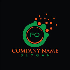 Obraz premium Creative logo design with abstract shape