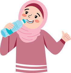 hydrated child character