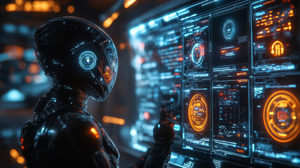 Digital Intelligence Analyst Operating Advanced Interface