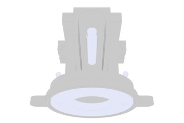 Vector 3D Line Art cartoon Solid flat color Technical illustration design Minimalist Simplified 2D Clean gray GREY MULTIPURPOSE PIPE BENCH VISE TABLE PINCERS