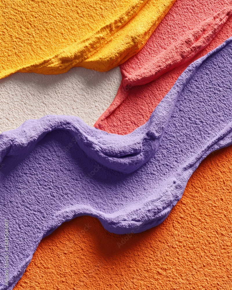 Aufkleber fluid texture revolution dimensional gradient wall art exploring tactile design trends for modern in