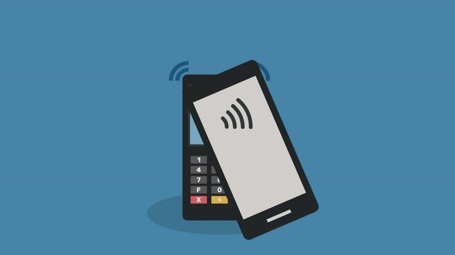 Contactless Payment Terminal with Mobile Phone