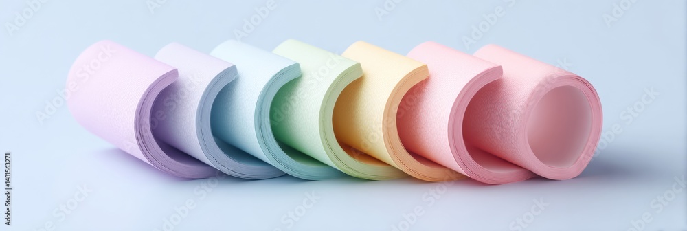 Poster soft gradient design inspiration minimalist pastel notebooks showcase gen z aesthetic trends in crea