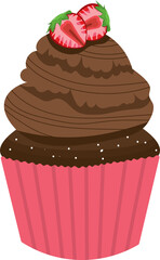 Beautiful Cupcake for Holiday and Celebration

