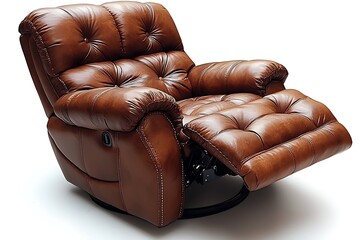 Obraz premium Classic leather armchair in brown high resolution picture