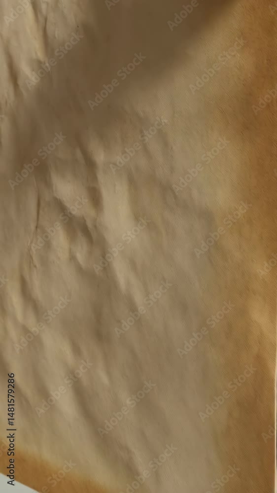 Poster subtle beige textured background showcasing folds and light variations for versatile design projects