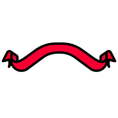 ribbon football logo