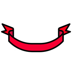ribbon football logo