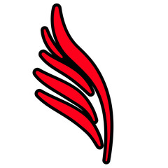 wing football logo