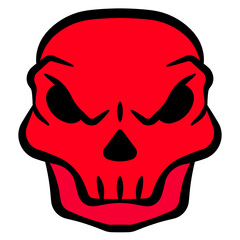 skull football logo