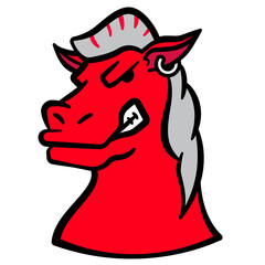 horse football logo