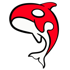 killer whale football logo