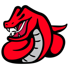 snake football logo