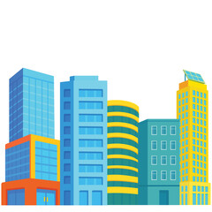 Fototapeta premium City Building Illustration