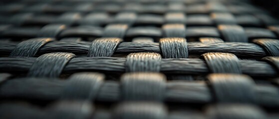 Woven fabric texture close-up