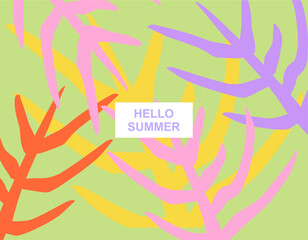 summer Templates for celebration, branding vector design