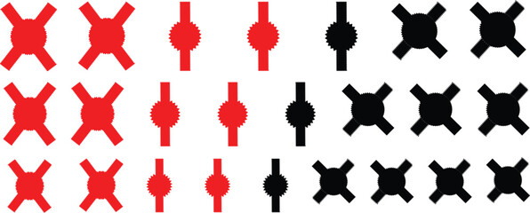 vector icons set. Shine symbol. star sign collection. Different star shapes. Black stars icon set. Retro Futuristic Sparkle, Bright sparkle, Multicolored Circular Charts for Infographics and Data Visu