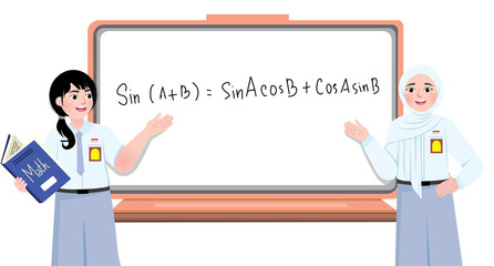 Group Study Session of SMA Students in Indonesia