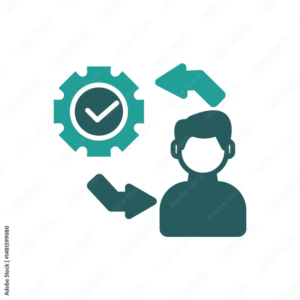 Poster capability icon. vector.editable stroke.linear style sign for use web design,logo.symbol illustratio