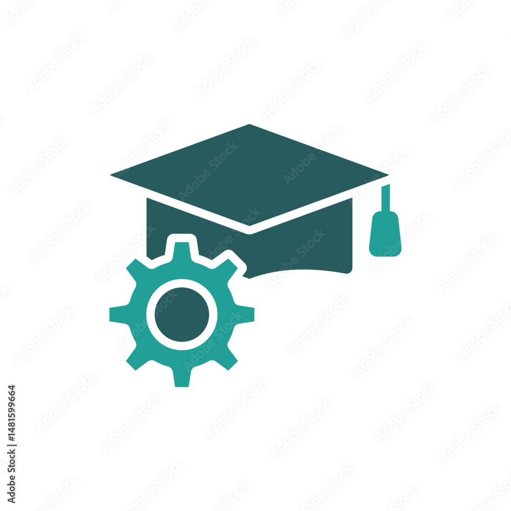 Poster mastery icon. vector.editable stroke.linear style sign for use web design,logo.symbol illustration.