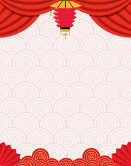 Red and Gold Background for Chinese Festival