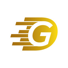 bold initial GD Letter logo graphic design vector concept illustrations