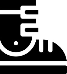 Rounded Filled Boot Icon