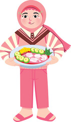 Kids Cooking Takjil Together for Ramadan Iftar