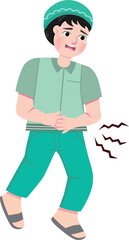 Child Experiencing Hunger During Ramadan Fasting