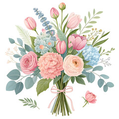 Fototapeta premium bouquet of flowers