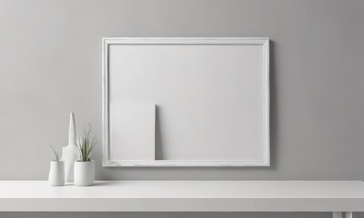 Elegant white frame collage mockup, clean & bright aesthetic,  layout,  bright,  arrangement