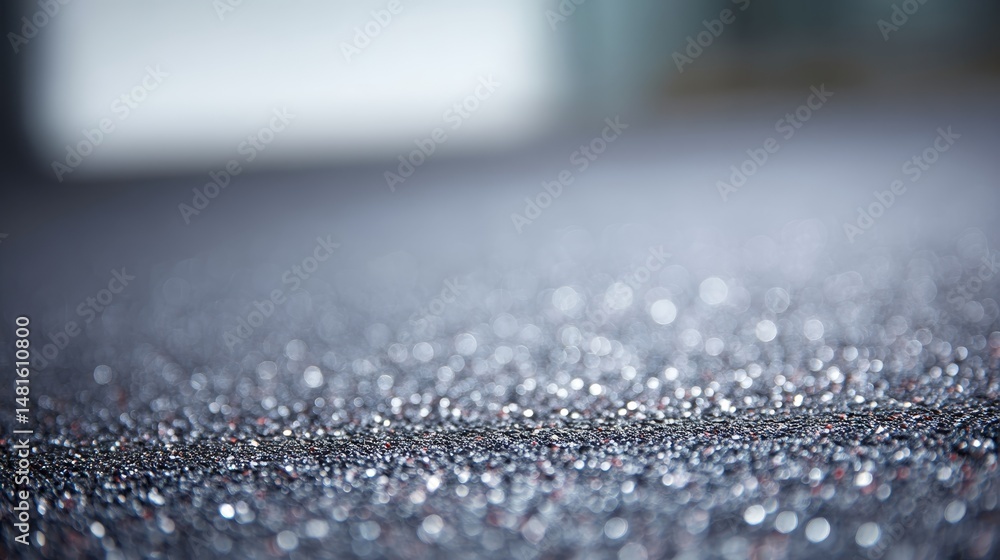Poster Close-up of a textured surface featuring gritty overlay and speckled noise patterns in gray tones, perfect for distressed and urban-inspired design concepts