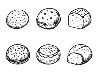 Elegant Patio Umbrella Line Drawing