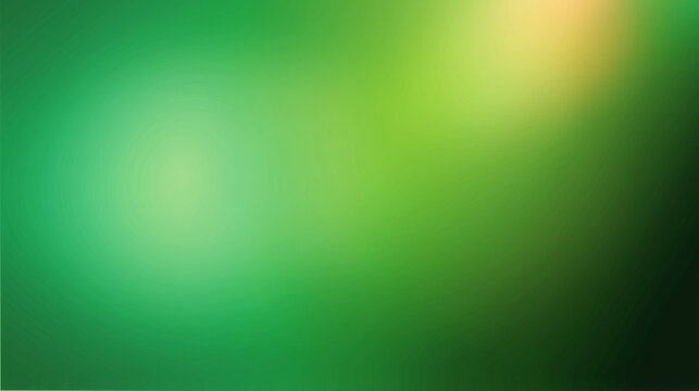 green background with soft gradient from dark green to light green, empty space on the right side for text