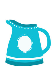  Flat style vase  illustration