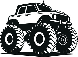 Monster Truck Silhouette