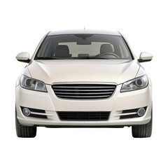 car isolated on transparent white background, clipping path