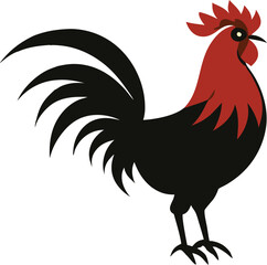 Stylized Rooster Illustration