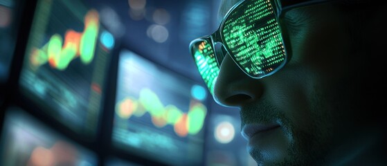 Abstract data screens