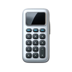 Obraz premium wireless numeric keypad with sleek design, isolated on transparent background