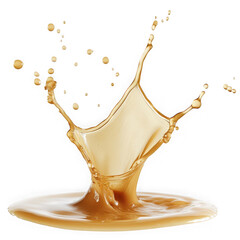 creamy fluid splash against smooth surface  