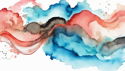 Bright multicolored abstraction of flowing lines and gradients as background.