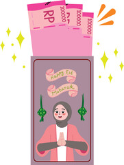 THR Bonus illustration while Ramadan month or lebaran