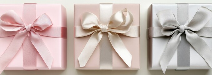 Elegant Gift Boxes in Pastel Hues