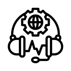 call center line icon