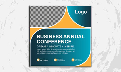 Creative and organic consultancy geometric graphic Backdrop design for Businees