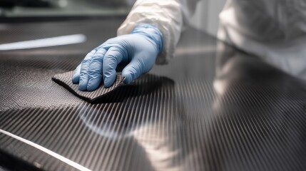 Application of Ceramic Coat on Carbon Fiber Surface for High Fidelity Finish