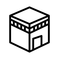 Kaaba line icon