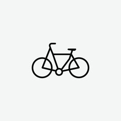 Obraz premium Bicycle Vector Silhouette - High-Quality Bike Graphics for Your Designs