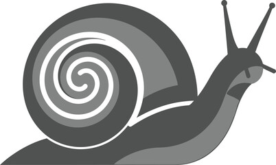 Minimalist Snail Vector © Tharindu